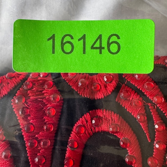 Victorious Men's Embroidered Button Up Shirt Sequins Black 3XL Western Flare - Picture 15 of 15